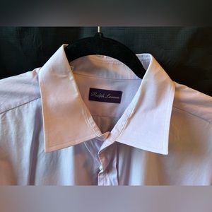 Ralph Lauren purple label pink/purple button down